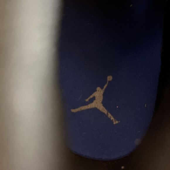 Nike Air Jordan 1 Mid SE Youth Size 5Y Black Racer Blue Lace Up Athletic Sneaker - Picture 7 of 10